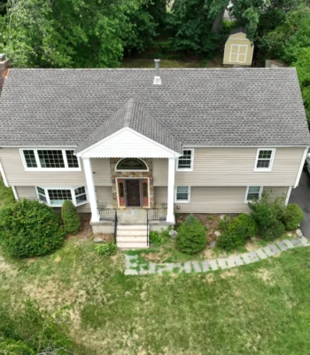 Asphalt roofing and siding project completed by JM Roofing & Siding