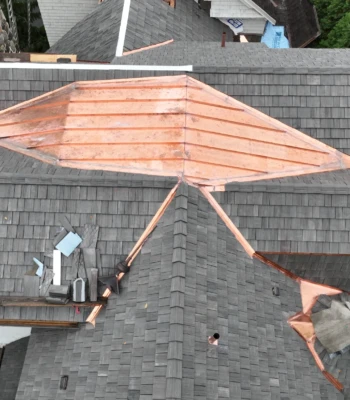 Brava & Copper roofing and siding project completed by JM Roofing & Siding